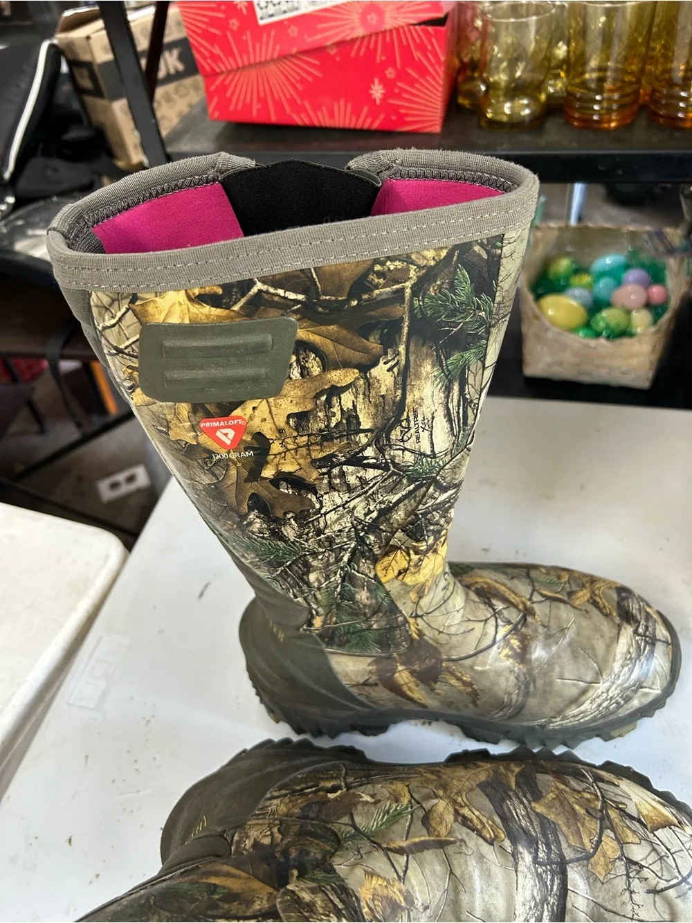Irish Setter Women's Hunting Boot - Pink Liner, Camo Upper